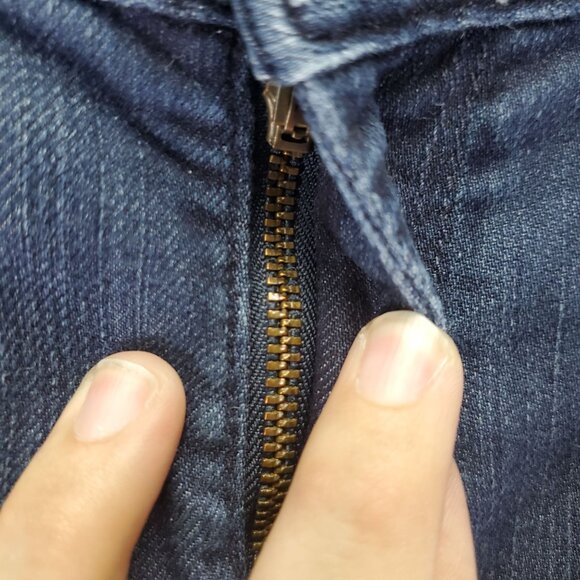 Banana Republic Jeans Womens Size 26 Blue Skinny Straight Stretch Mid-Rise Denim - Picture 10 of 12